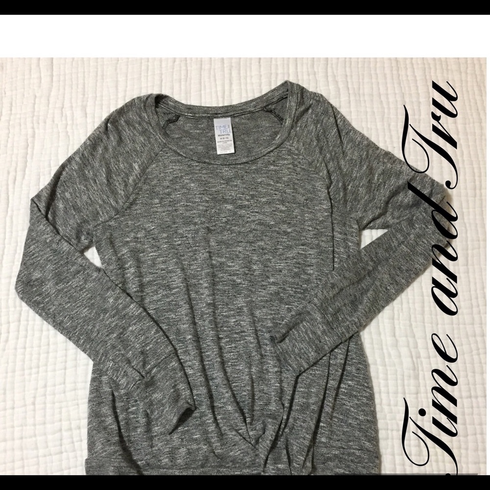 Time and Tru Maternity Sweatshirt (8-10)